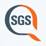 SGS CP Q Mark blue background